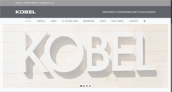 Desktop Screenshot of kobelsrl.it